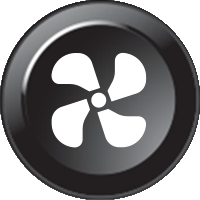 Symboleinsatz 15 mm Lüfter