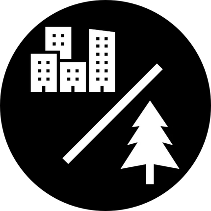 Symboleinsatz 15 mm Symbol Stadt/Land - 1 - Stück Hischier Auto AG