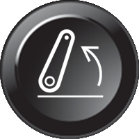 Symboleinsatz 15 mm Hubwerk aufwärts - ISO 1567