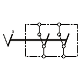 APEM - Wippschalter 2x 0 - 1 KR413AK