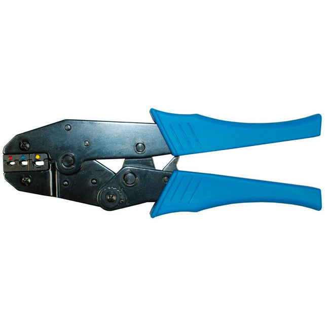Rätschen-Presszange für isolierte Kabelschuhe
