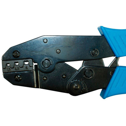 Rätschen-Presszange für blanke Kabelschuhe