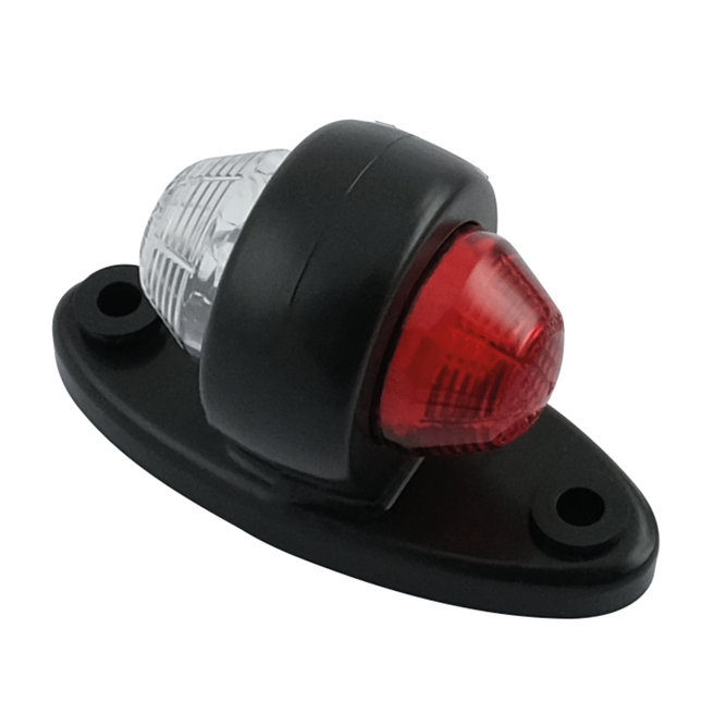 Horpol - LED-Leuchte rot/weiss 12/24 V