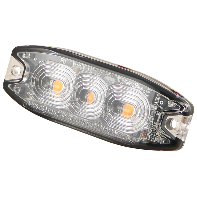 LED-Blitzleuchte gelb, ECE R65, 12/24 V - LED3003/or - 1 - Stück Diverse