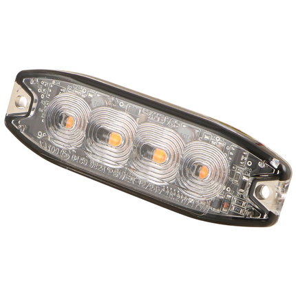 LED-Blitzleuchte gelb, ECE R65, 12/24 V - LED3004/or - 1 - Stück Diverse