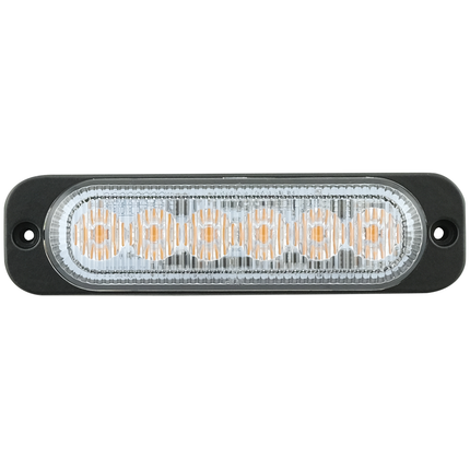 LED-Blitzleuchte gelb, ECE- R65, 12/24 V - LED7016/or - 1 - Stück Diverse