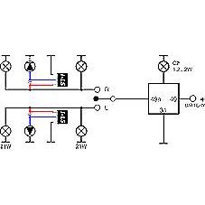 LED-Blinker-Funktionskontroll-Kit 12V ISO LEDBFK12V/ISO - Hischier Auto AG