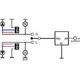 LED-Blinker-Funktionskontroll-Kit 12V ISO LEDBFK12V/ISO