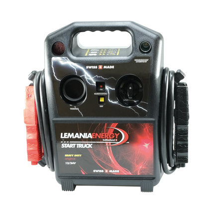 Start Booster 12 V / 24 V 5'000 / 2’500 A-peak, LED Anzeige