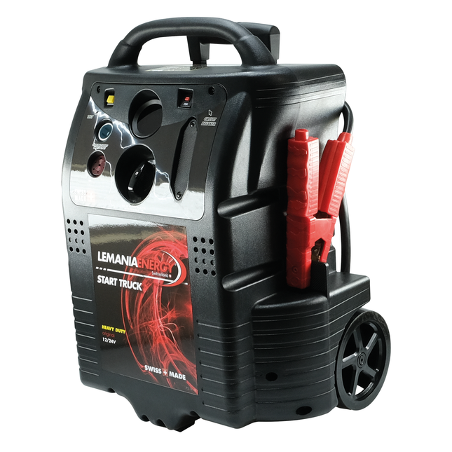 Start Booster Trolley 12 V / 24 V A, 6'400 / 3'200 A-peak LeTruckTrolley