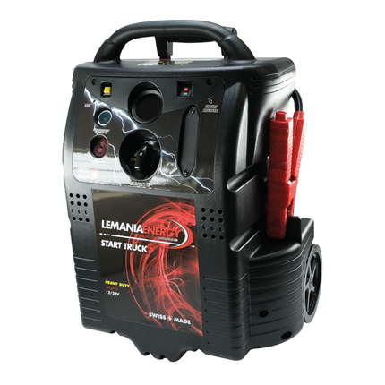 Start Booster Trolley 12 V / 24 V A, 6'400 / 3'200 A-peak