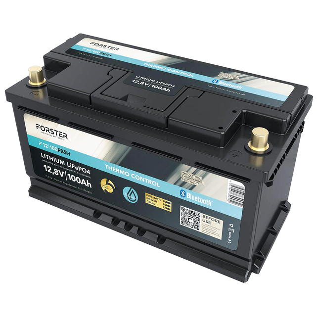 Forster LiFePO4 Lithium-Batterie 12 V 100 Ah Li12V100Ah/FTC - Hischier Auto AG