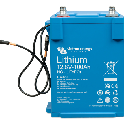 Victron – LiFePO4 Lithium-Batterie, 12 V, 100 Ah, NextGeneration - 1 - Stück Victron