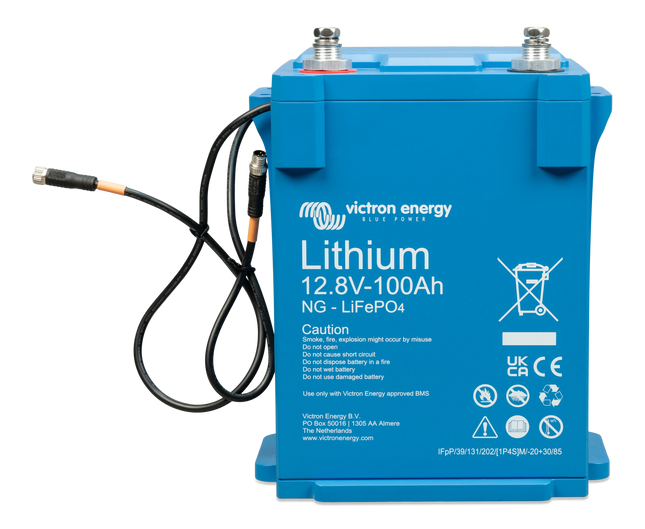 Victron – LiFePO4 Lithium-Batterie, 12 V, 100 Ah, NextGeneration - Li12V100Ah/NG - 1 - Stück Victron