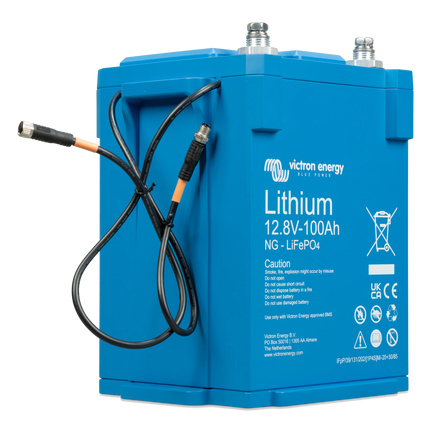 Victron – LiFePO4 Lithium-Batterie, 12 V, 100 Ah, NextGeneration - 1 - Stück Victron
