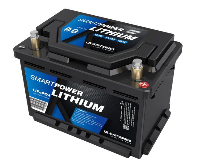 SMART POWER LiFePO4 Lithium-Batterie 12 V 110 Ah, 1'408 Wh mit Bluetooth und Zellheizung - 1 - Stück Forster