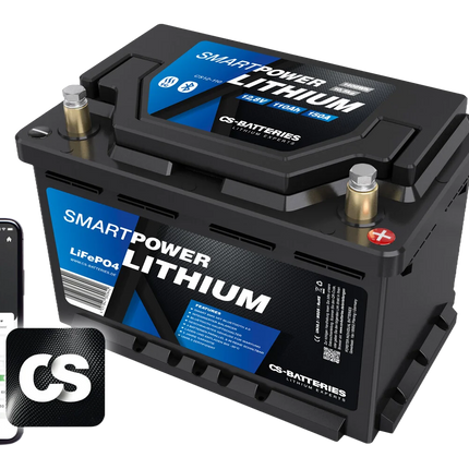 SMART POWER LiFePO4 Lithium-Batterie 12 V 110 Ah, 1'408 Wh mit Bluetooth und Zellheizung - 1 - Stück Forster
