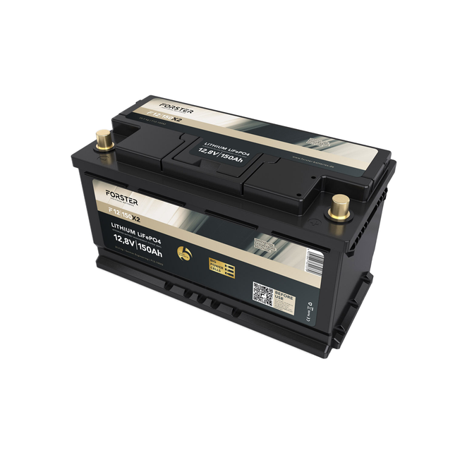 Forster LiFePO4 Lithium-Batterie 12 V 150 Ah High Power Li12V150Ah/FHPDL - Hischier Auto AG