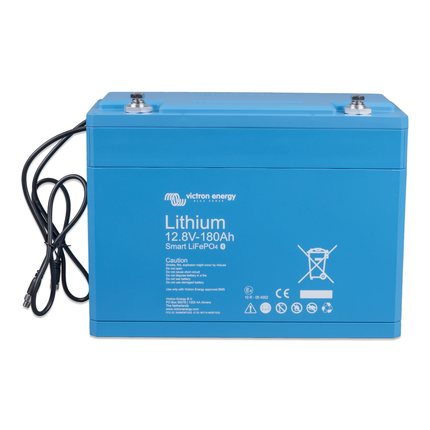 Victron - LiFePO4 Lithium-Batterie 12 V 180 Ah Li12V180Ah/smart - Hischier Auto AG