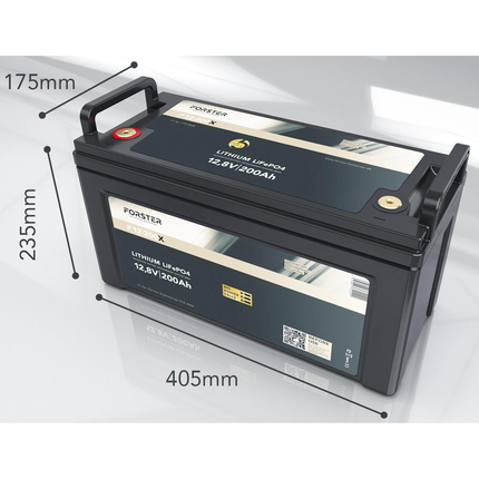 Forster LiFePO4 Lithium-Batterie 12 V 200 Ah High Power Li12V200Ah/FHP - Hischier Auto AG