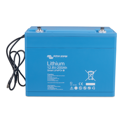 Victron - LiFePO4 Lithium-Batterie 12 V 200 Ah Li12V200Ah/smart - Hischier Auto AG