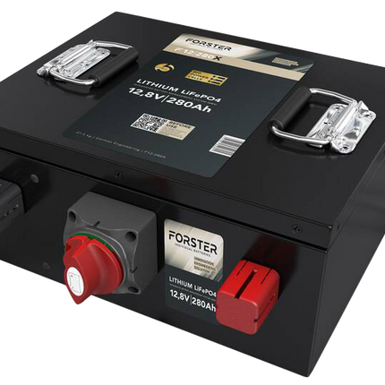 FORSTER – LiFePO4-Lithium-Batterie, 12 V, 280 Ah, High Power