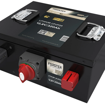 Forster LiFePO4 Lithium - Premium - Batterie 12 V 320 Ah, 4'096 Wh für Untersitzmontage Forster