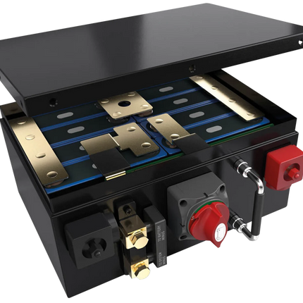 Forster LiFePO4 Lithium - Premium - Batterie 12 V 320 Ah, 4'096 Wh für Untersitzmontage Forster