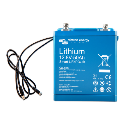 Victron - LiFePO4 Lithium-Batterie 12 V 50 Ah Li12V50Ah/smart - Hischier Auto AG
