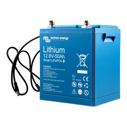 Victron - LiFePO4 Lithium-Batterie 12 V 50 Ah Li12V50Ah/smart - Hischier Auto AG