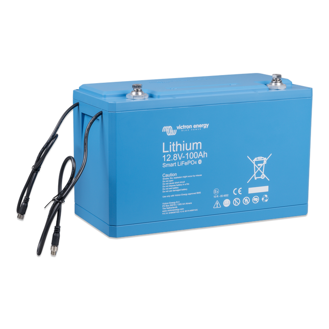 Victron - LiFePO4 Lithium-Batterie 12 V 100 Ah Li12V100Ah/smart - Hischier Auto AG
