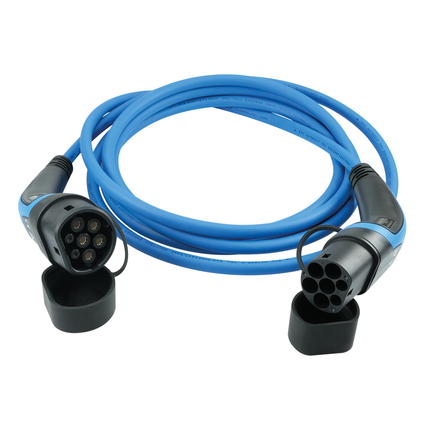 Ladekabel Typ 2, 11 kW 16 A / 400 V, 5 m gerade