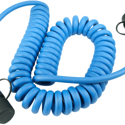 Ladekabel Typ 2, 22 kW 32 A / 480 V, 5 m Spiralkabel