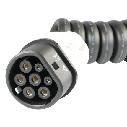 Ersatzkabel Typ 2, 22 kW 32 A / 400 V, 3 m spiral