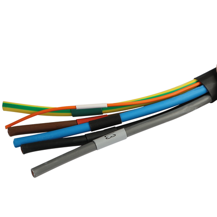 Ersatzkabel Typ 2, 22 kW 32 A / 400 V, 3 m spiral