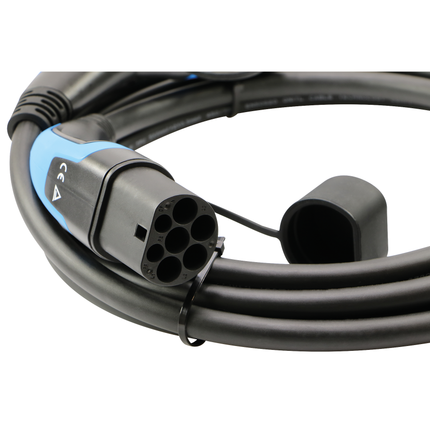 Ladekabel Typ 2, 22 kW 32 A / 480 V, 8 m gerade