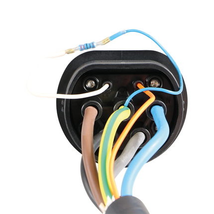 Ladestecker Typ 2 / 32A 240/415 VAC weiblich LKSTyp2F/32A - Hischier Auto AG