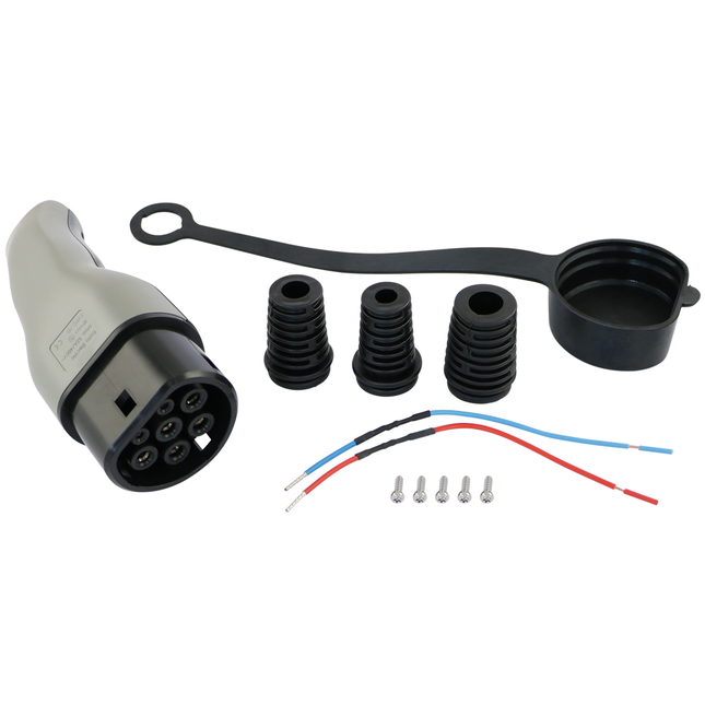 Ladestecker Typ 2 / 32A 240/415 VAC weiblich LKSTyp2Fs/32A - Hischier Auto AG