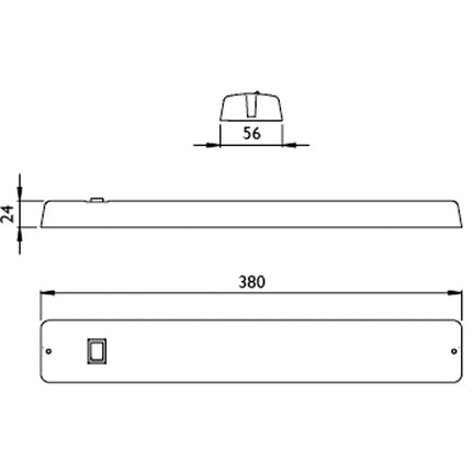 Neon-Universal-Innenleuchte 12V 8W - LM8 - 1 - Stück Labcraft