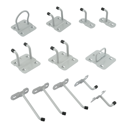 Lochhaken-Set 1 (12-teilig) silberfarbig - Lochhaken/Set - 1 - Stück Diverse