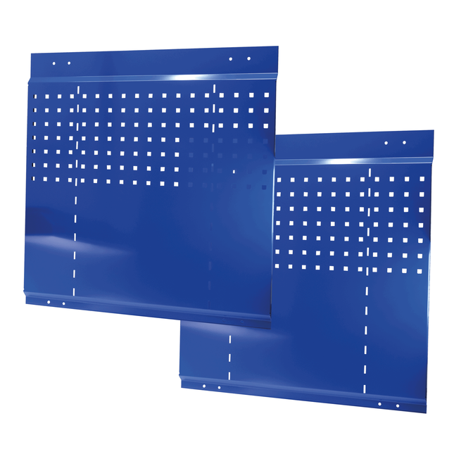 2x Hboy Seitenlochwand (Set) 695xH 800 RAL 5002 - Lochwands/Set - 1 - Stück Diverse