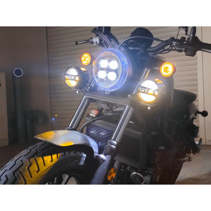 PIAA LED-Scheinwerfer Satz 12 V für Motorrad und Quad, 3.5’’ LPW530 - Hischier Auto AG