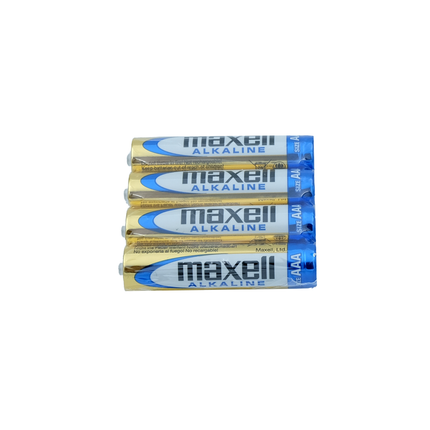 AAA - Maxell Alkaline Batterien, Blister mit 4 Stk. LR03/M - Hischier Auto AG