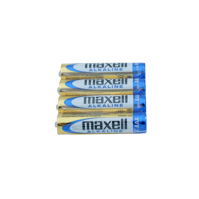 AAA - Maxell Alkaline Batterien, Blister mit 4 Stk. LR03/M - Hischier Auto AG