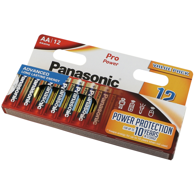 AA - Panasonic Batterien, Verp. mit 12 Stk. LR6/12P - Hischier Auto AG