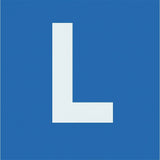L-Schild vollmagnet für PKW L/Schild/M