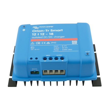 Victron - Orion-TR smart Wandler DC/DC 12->12 V 18 A LW12/12/18ASmart - Hischier Auto AG