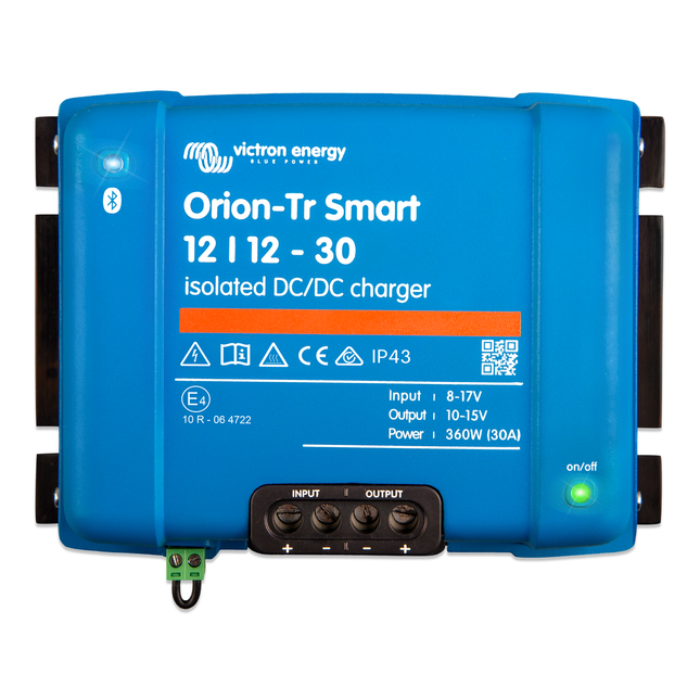 Victron - Orion-TR smart DC/DC Wandler 12->12 V 30 A mit Bluetooth LW12/12/30ASmart - Hischier Auto AG
