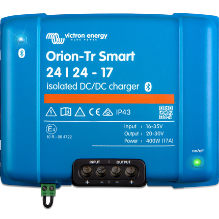 Victron – Orion-TR smart DC/DC Charger, isoliert, 24/24 V, 17 A - LWi24/24/17A - Stück Victron