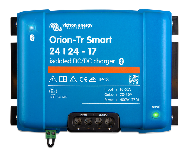 Victron – Orion-TR smart DC/DC Charger, isoliert, 24/24 V, 17 A - LWi24/24/17A - Stück Victron